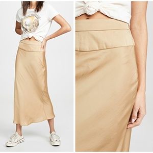 Free People Normani Bias Midi Skirt
